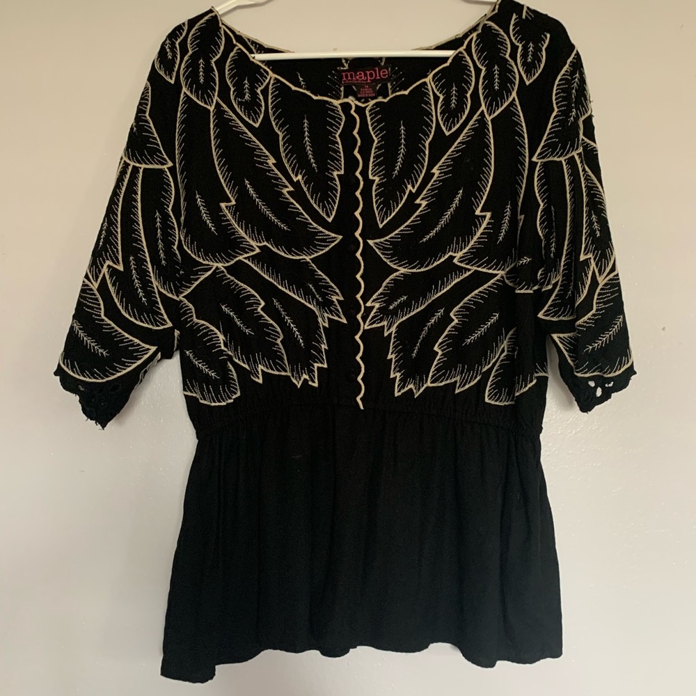 Anthro top size 14